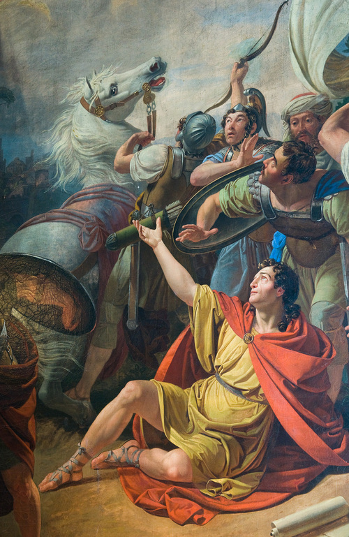 Pauli Bekehrung / kathbild.at/Rupprecht, Franz Josef Rupprecht Pauli Bekehrung / Sturz vom Pferd vor Damaskus; Hl. Apostel Paulus, D?bling